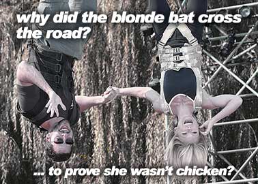 Blaine finds a blonde bat on the roof...